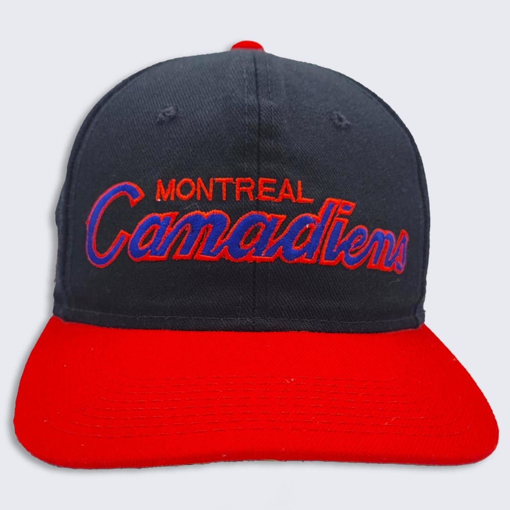 Montreal Canadiens Vintage 90s Sports Specialties Script Snapback Hat